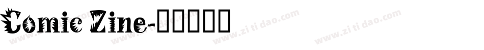 Comic Zine字体转换